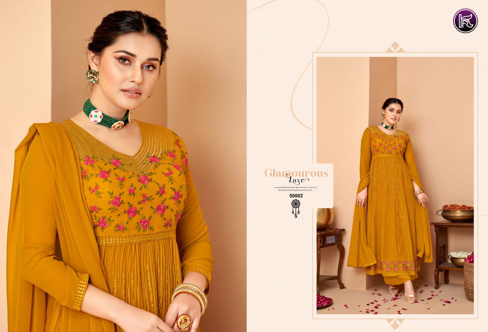 Kala Nayra 50001-50006 Georgette Wholesale Wedding Salwar Suits